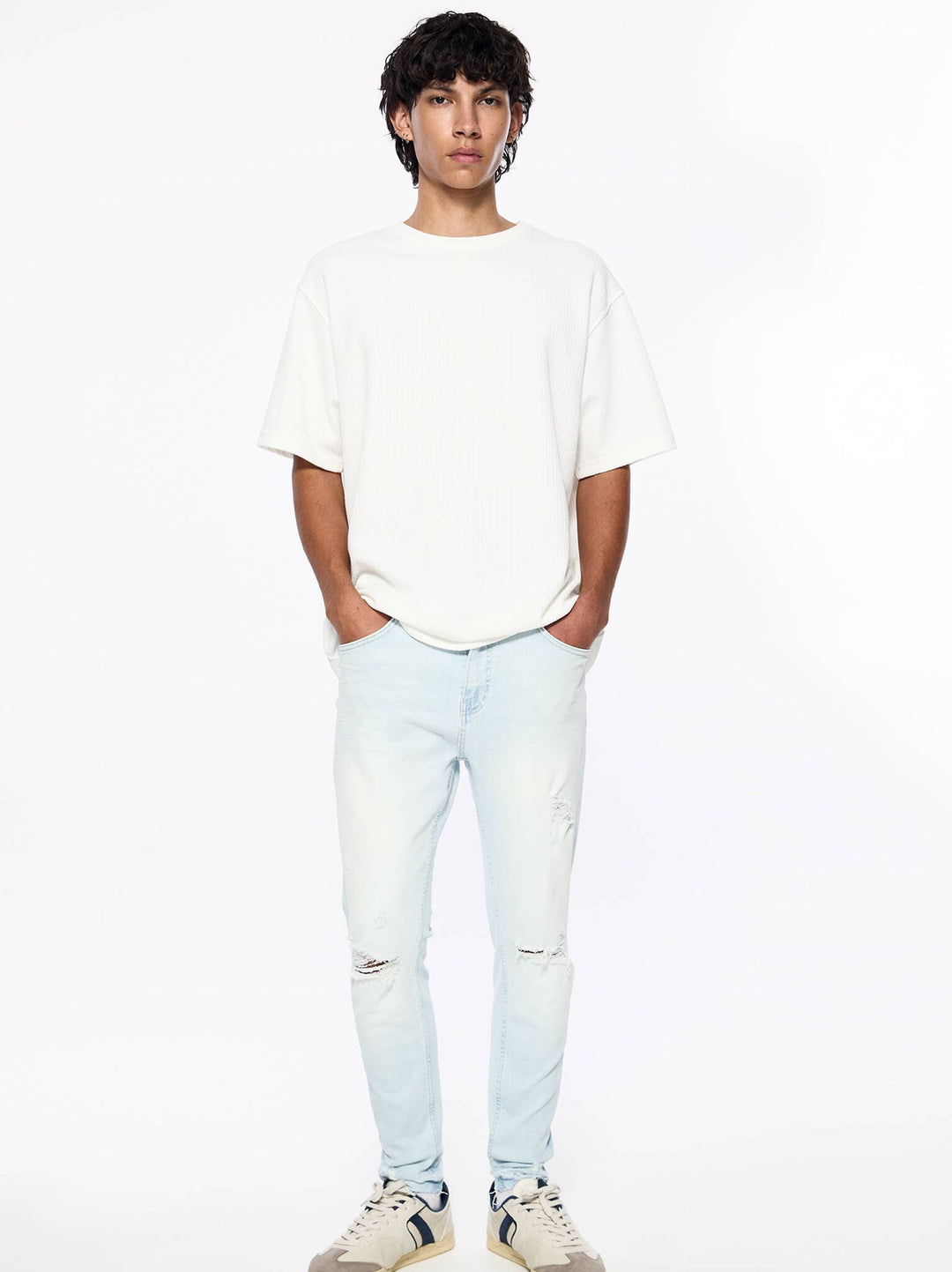 Moudda PULL & BEAR - Pantalon Denim Carrot Premium - Tunisie 4