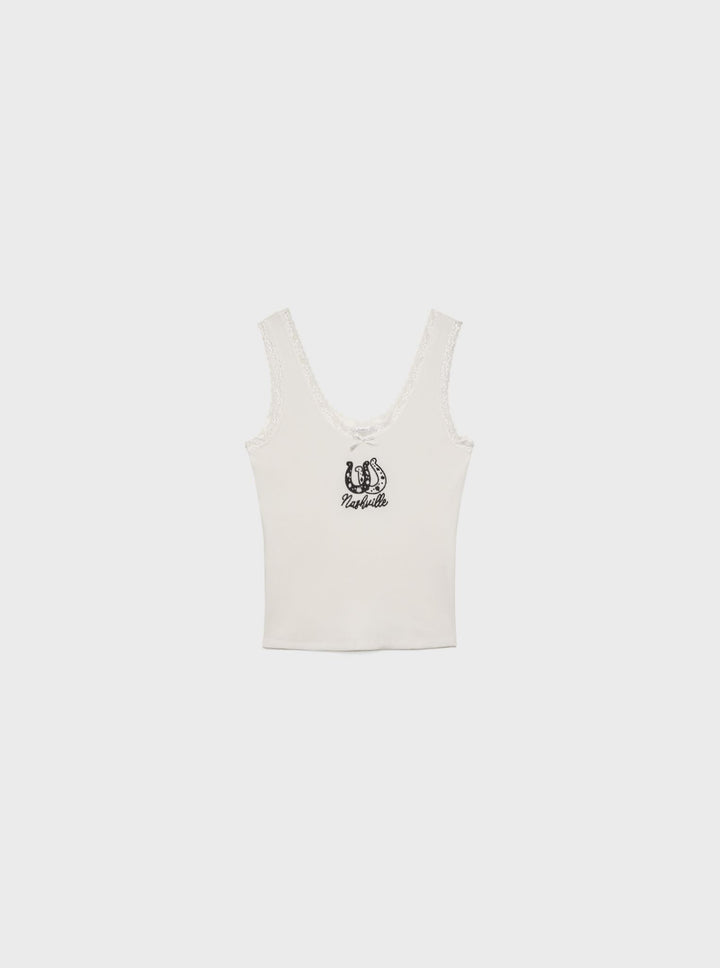 Moudda STRADIVARIUS - T-Shirt Fer à Cheval Brodé - Tunisie 2