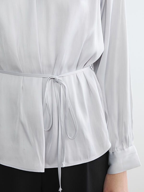 Moudda LC Waikiki - Chemisier (blouse) manches longues en tissu pour Femme - Tunisie 3