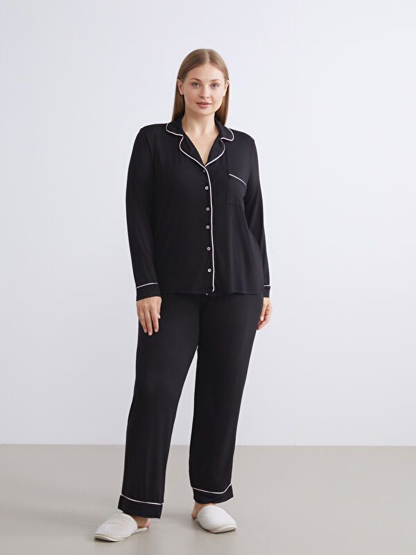 Moudda LC Waikiki - Pyjama en jersey à manches longues pour Femmes - Tunisie 7