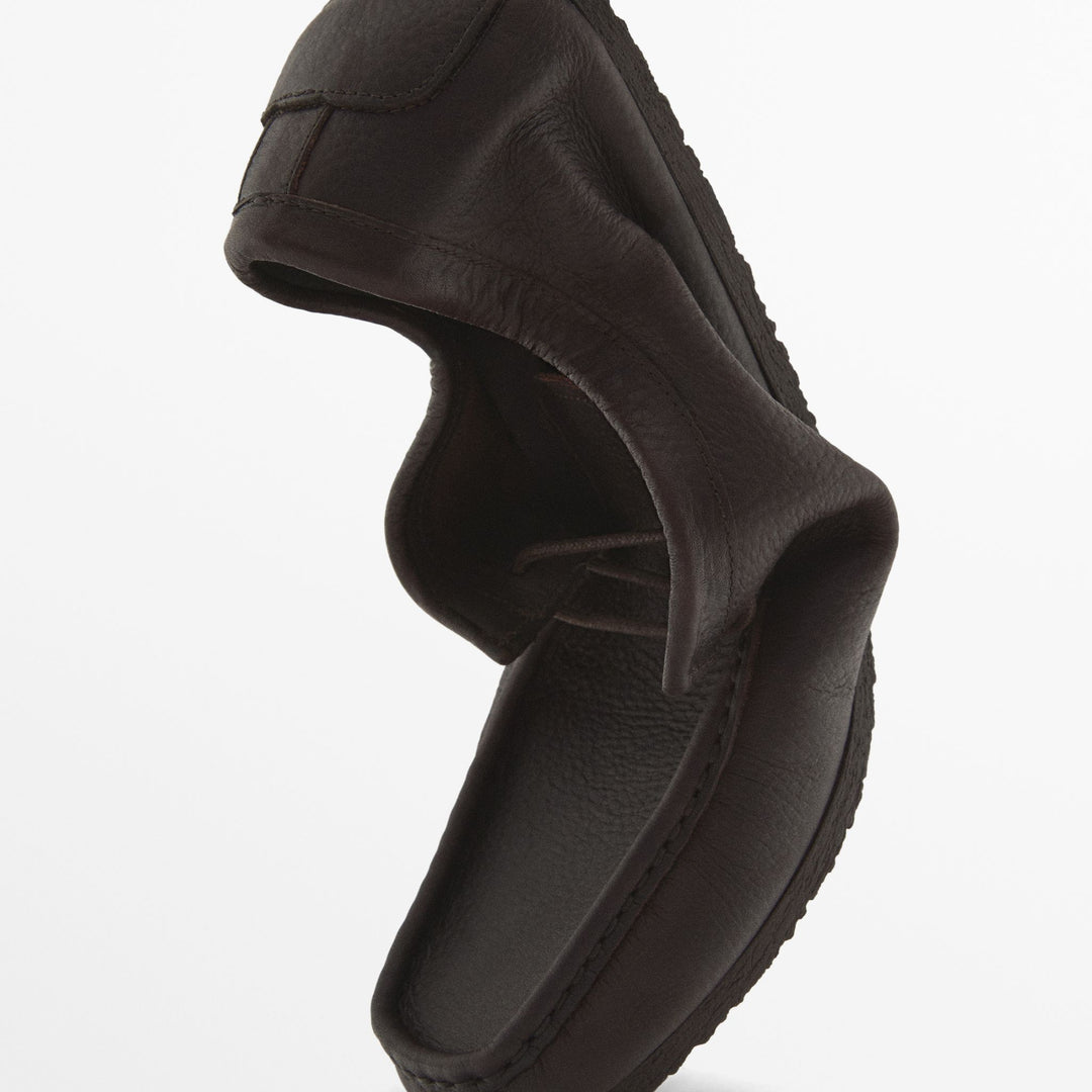 Moudda Massimo Dutti - Chaussure douce bordeaux huilée marron - Tunisie 8