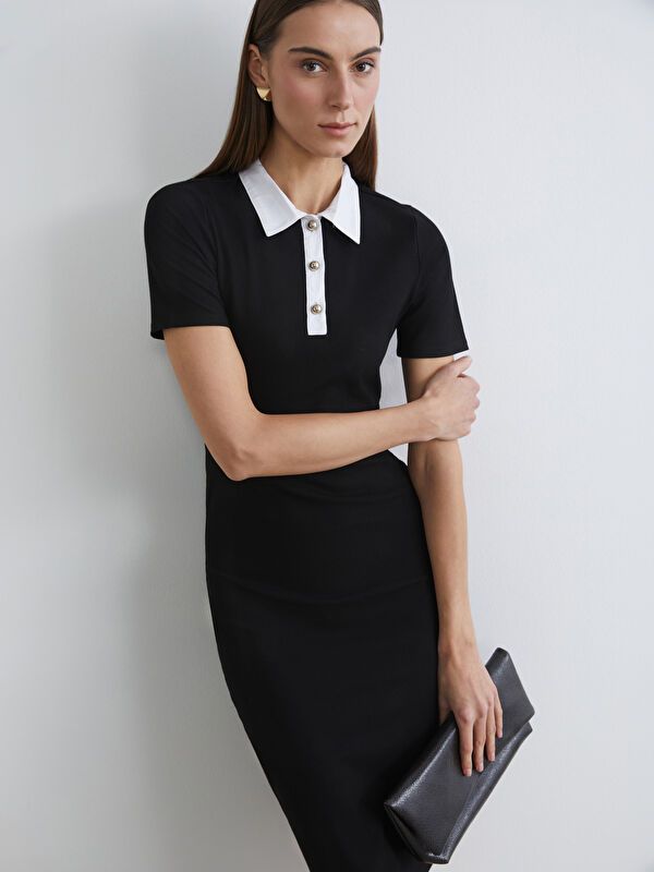 Moudda LC Waikiki - Robe maternité en jersey manches courtes pour Femme - Tunisie 2