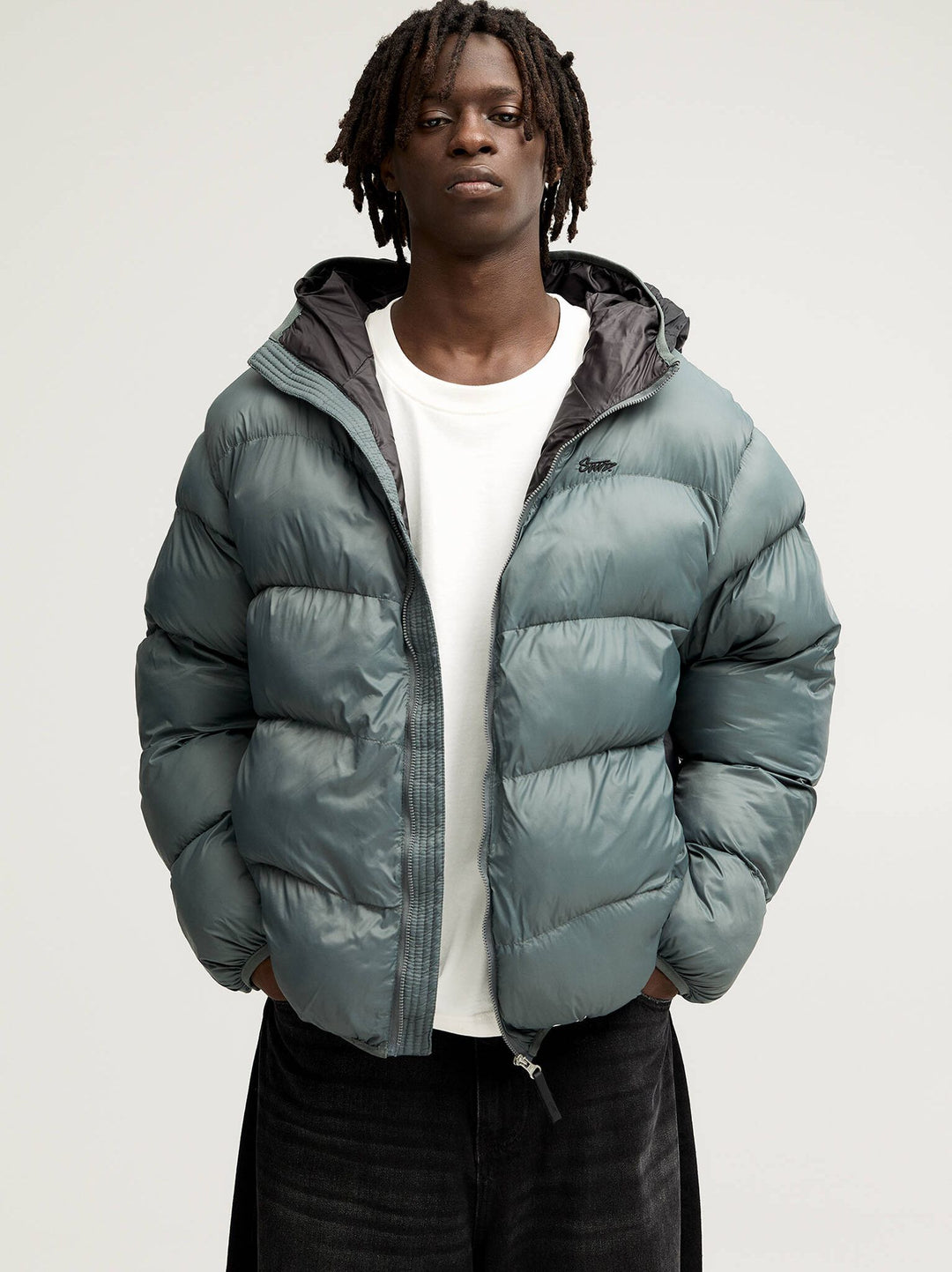 Moudda PULL & BEAR - Light Padding Curve Quilting avec Capuche STWD - Tunisie 8