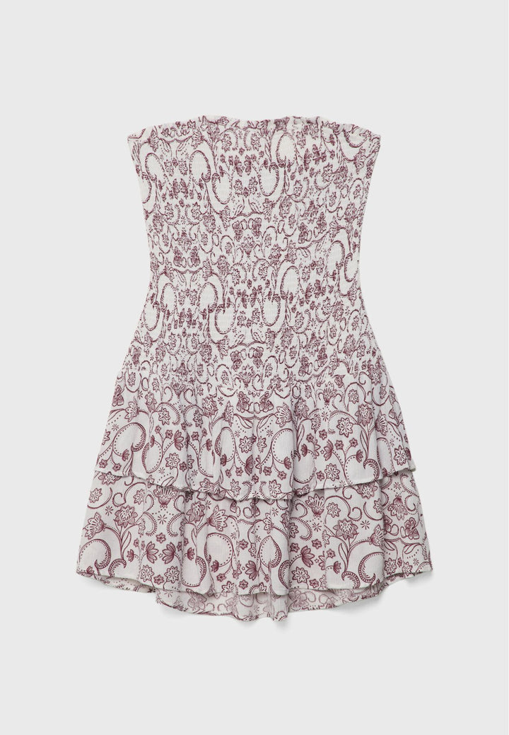Moudda STRADIVARIUS - Robe Bandeau Élastiquée Imprimée - Tunisie 2