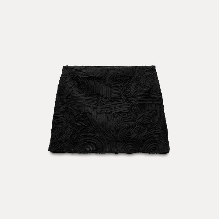 Moudda ZARA - Ensemble jupe-pantalon semi-transparent, fleurs 3D - Tunisie 1