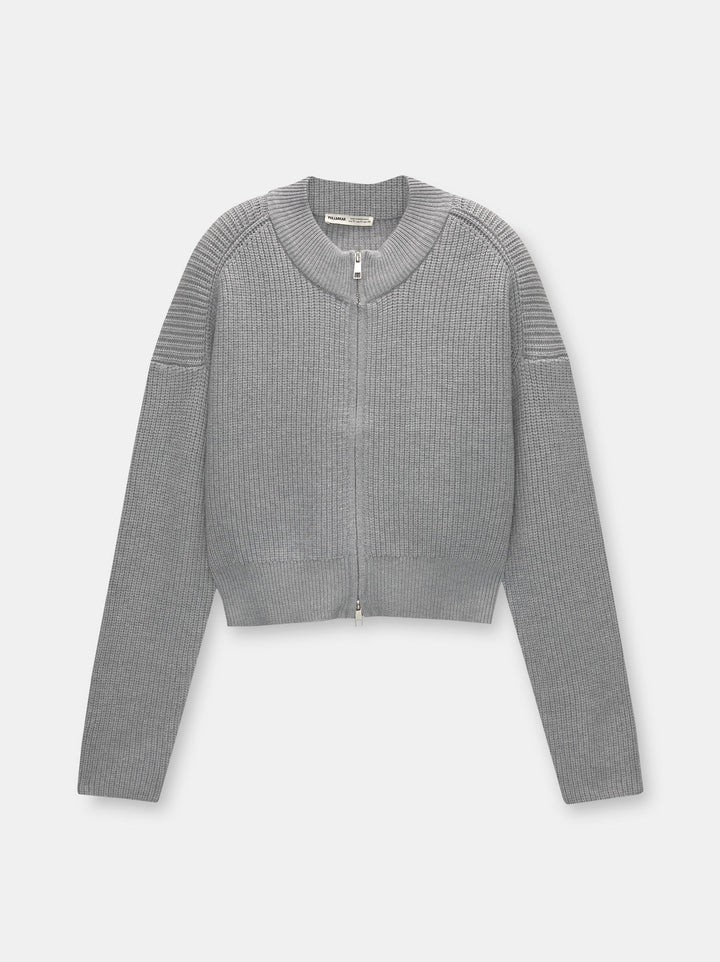 Moudda PULL & BEAR - Veste Crop Perlée à Fermeture - Tunisie 1