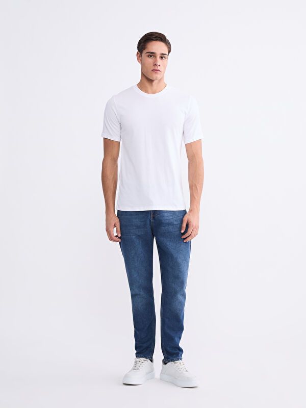 Moudda LC Waikiki - T-shirt basique col rond manches courtes en jersey pour Homme - Tunisie 2