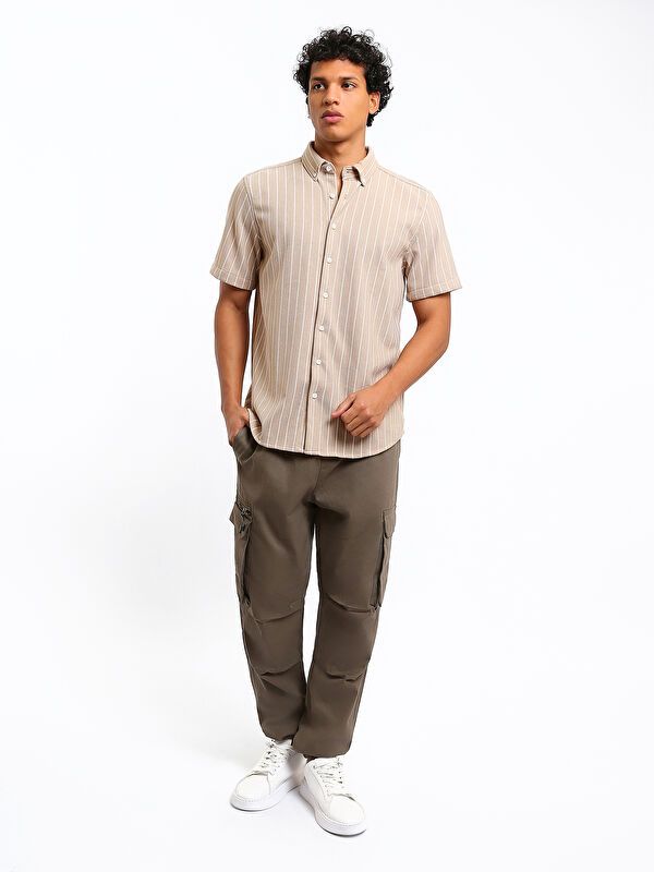 Moudda LC Waikiki - Chemise manches courtes en tissu pour Homme - Tunisie 2
