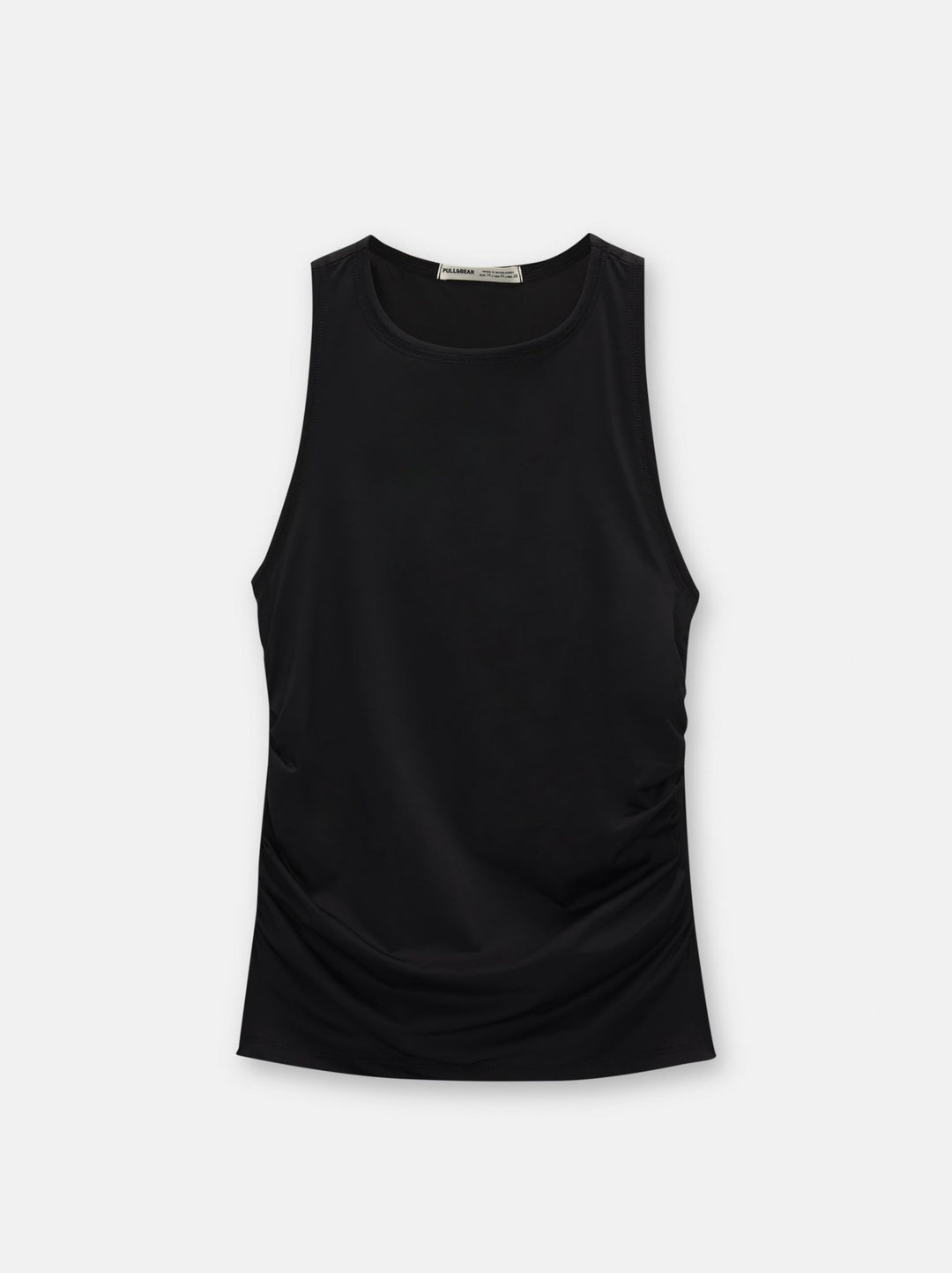 Moudda PULL & BEAR - Body Top Sans Manches Polyamide Froncé Latéral - Tunisie 3