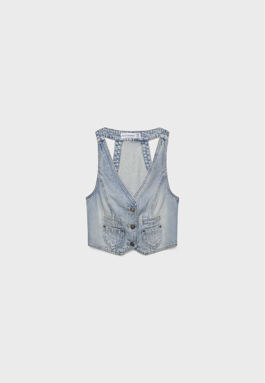 Moudda STRADIVARIUS - Gilet en Denim avec Clous - Tunisie 2