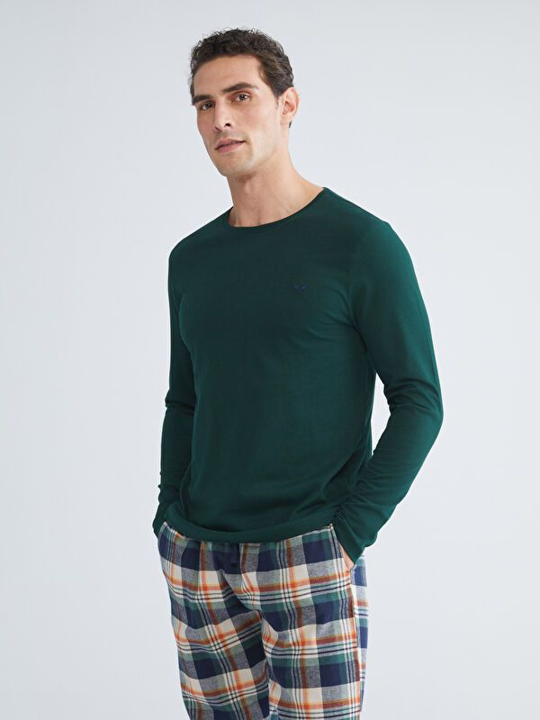 Moudda LC Waikiki - Ensemble pyjama jersey manches longues-pantalon pour Homme - Tunisie 1