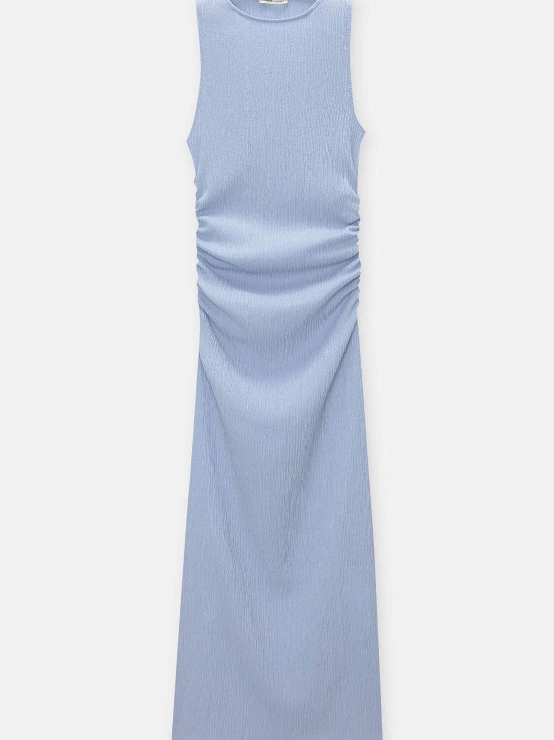 Moudda PULL & BEAR - Robe Longue Bambula Sans Manches Fronces Latérales - Tunisie 2