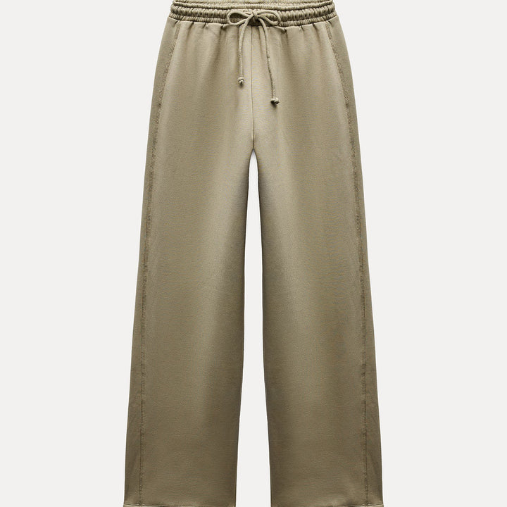 Moudda ZARA - Pantalon large molletonné cordon – ensemble - Tunisie 1