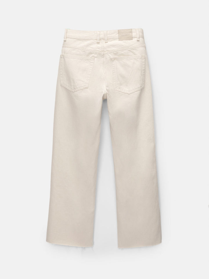 Moudda PULL & BEAR - Pantalon Denim Droit Taille Moyenne Cheville - Tunisie 4