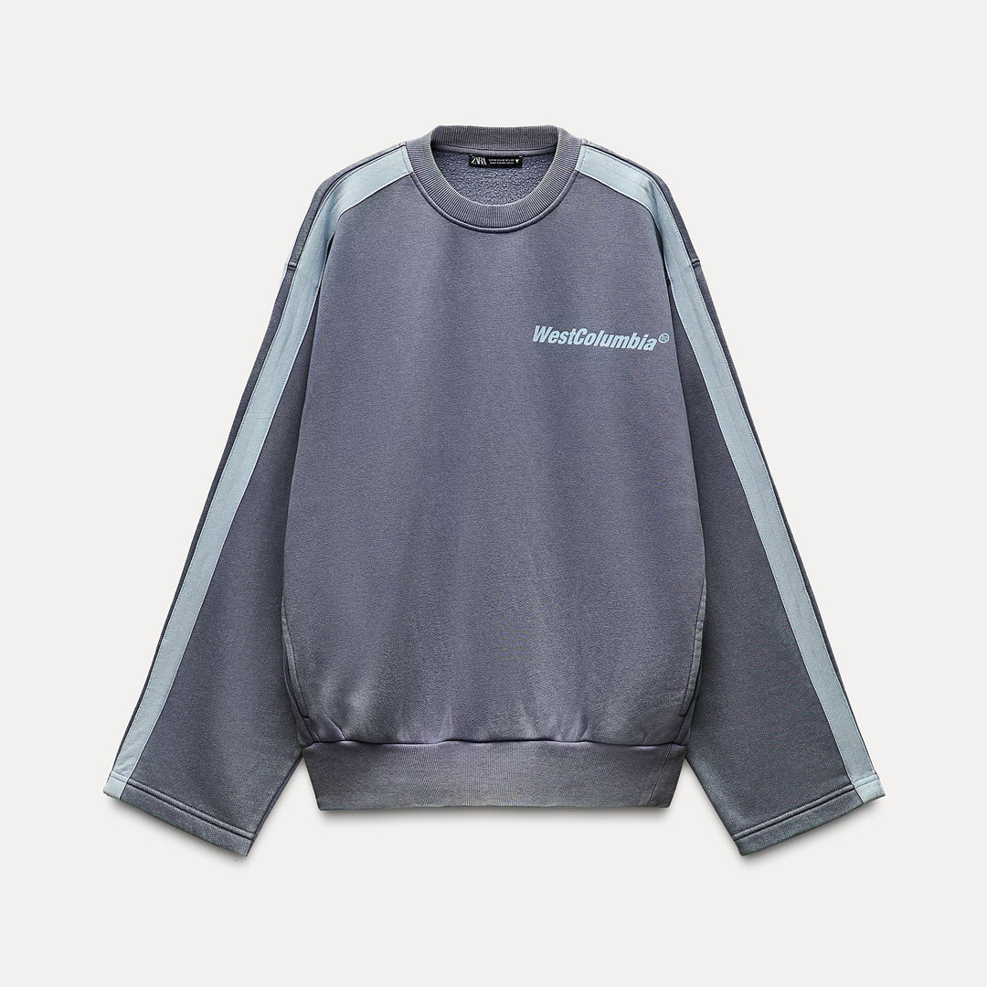 Moudda ZARA - Sweat col rond manches longues, style Columbia - Tunisie 1
