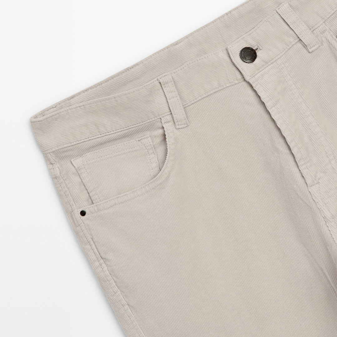 Moudda Massimo Dutti - Pantalon jean velours côtelé fuselé - Tunisie 6