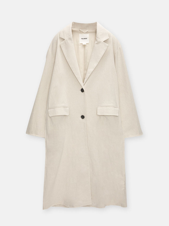 Moudda PULL & BEAR - Manteau Rustique Écru - Tunisie 2