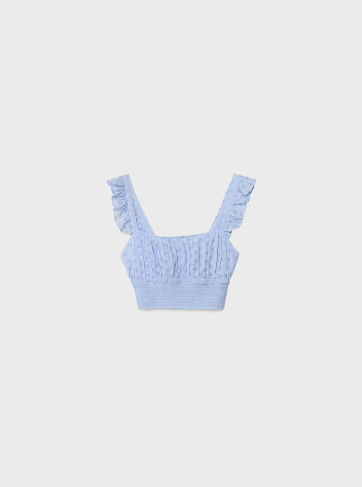 Moudda STRADIVARIUS - Top à Bretelles avec Broderie Suisse - Tunisie 3