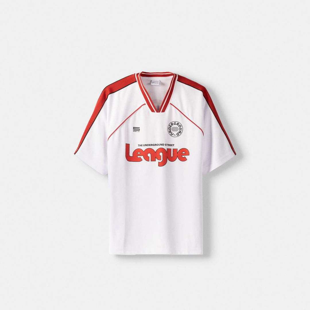 Moudda BERSHKA - Maillot de Foot en Mesh Coupe Boxy - Tunisie 1