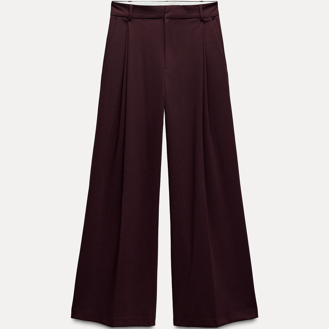 Moudda ZARA - Pantalon fluide double pli superposé coordonné - Tunisie 2