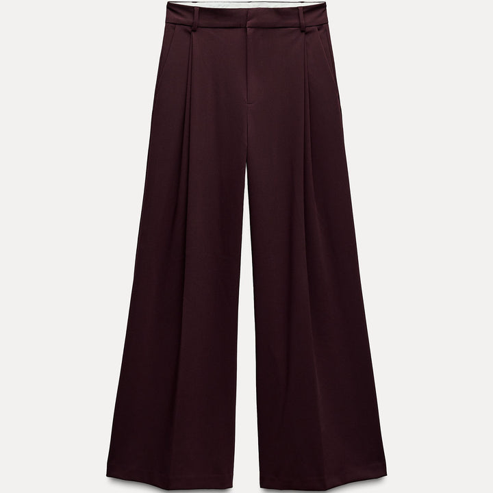Moudda ZARA - Pantalon fluide double pli superposé coordonné - Tunisie 2