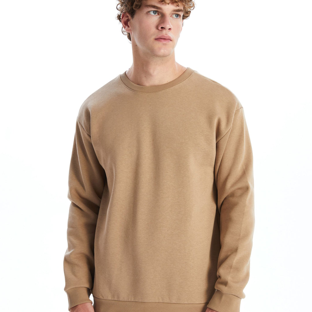 Moudda LC Waikiki - Sweatshirt en jersey Homme Beige - Tunisie 1
