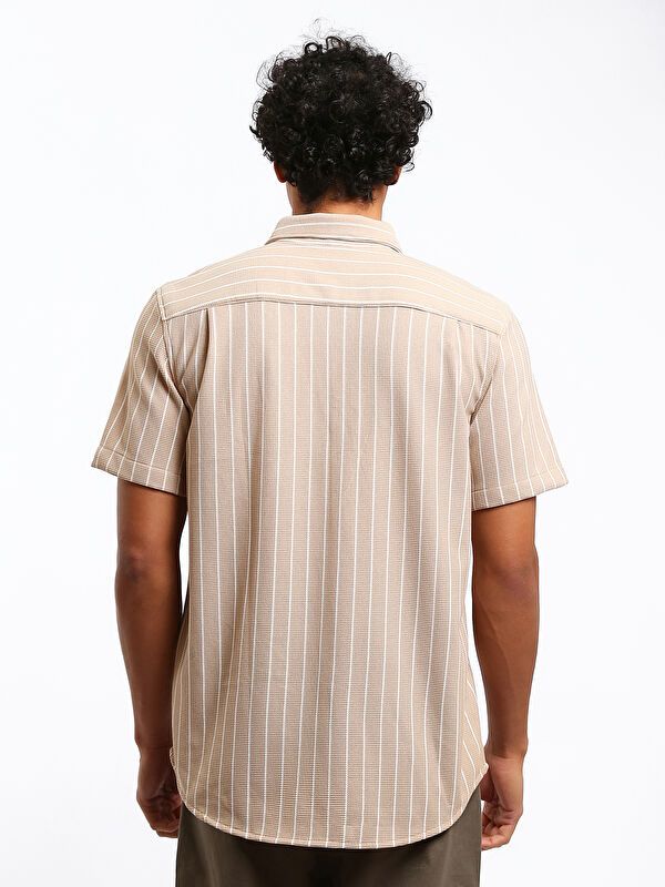 Moudda LC Waikiki - Chemise manches courtes en tissu pour Homme - Tunisie 5