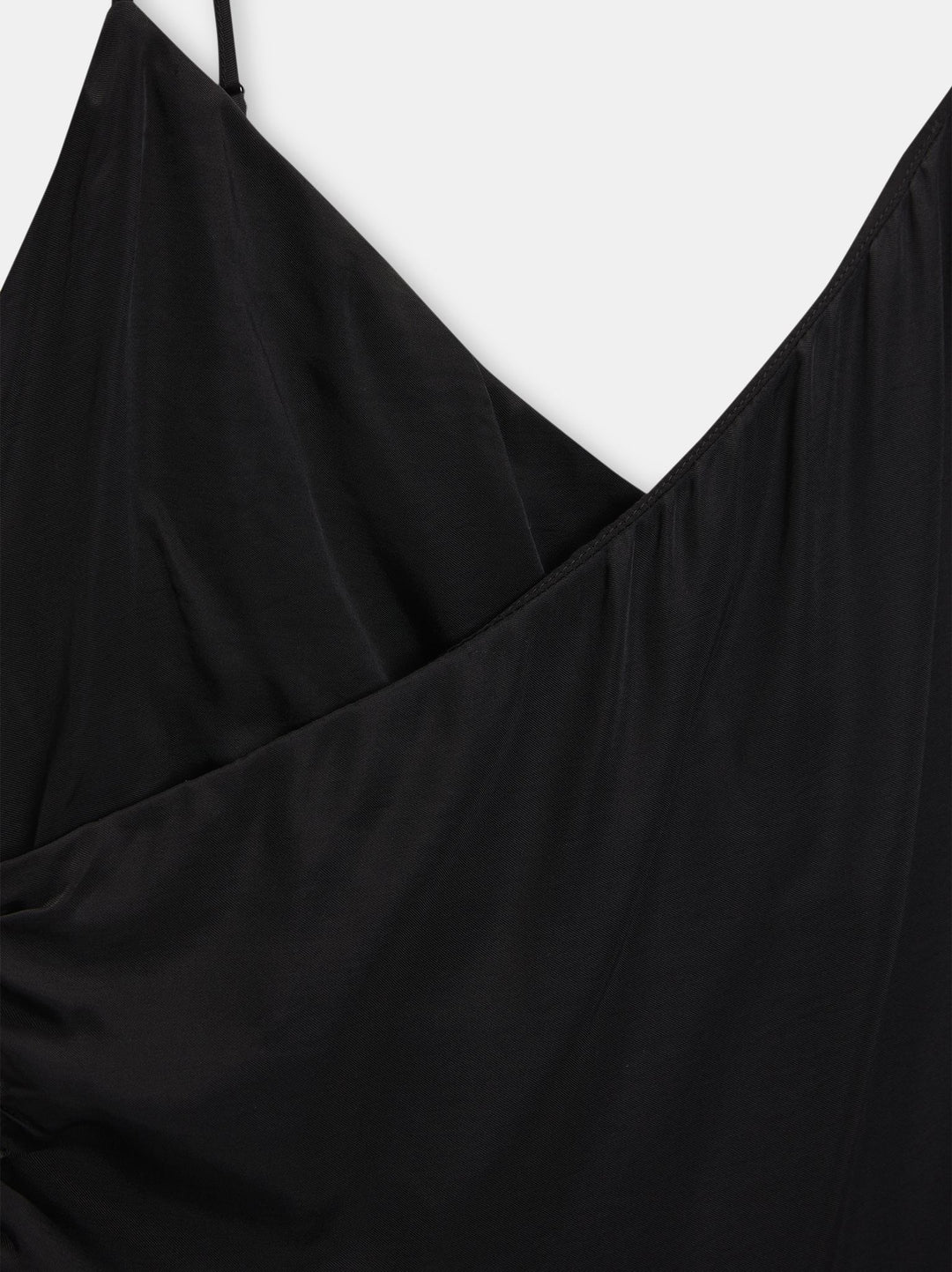 Moudda PULL & BEAR - Robe Midi Croisée Bretelles Fronces - Tunisie 4