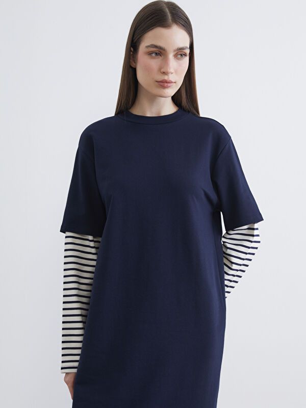 Moudda LC Waikiki - Robe manches longues en jersey pour Femme - Tunisie 1