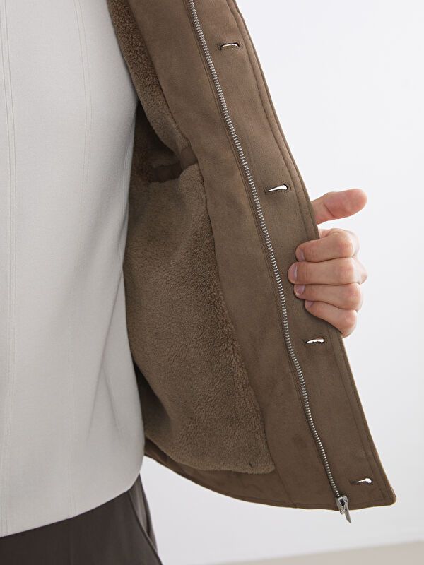 Moudda LC Waikiki - Manteau d'hiver en similicuir pour Homme - Tunisie 4