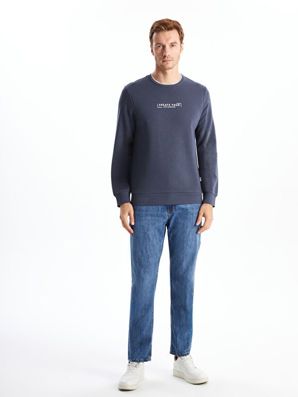 Moudda LC Waikiki - Sweatshirt imprimé basique pour Homme - Tunisie 2