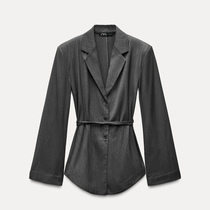 Moudda ZARA - Veste rayée diplomate détail chemise - Tunisie 2
