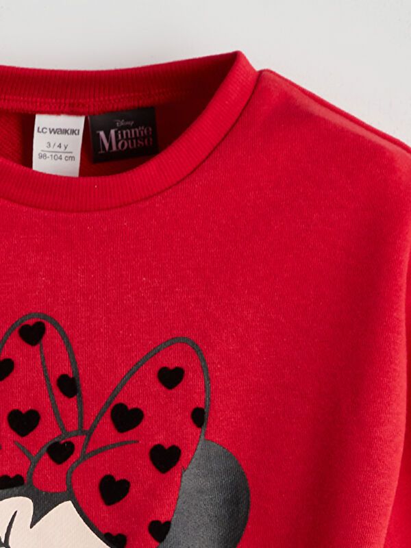 Moudda LC Waikiki - Sweatshirt en jersey sous licence Fille Rouge - Tunisie 2