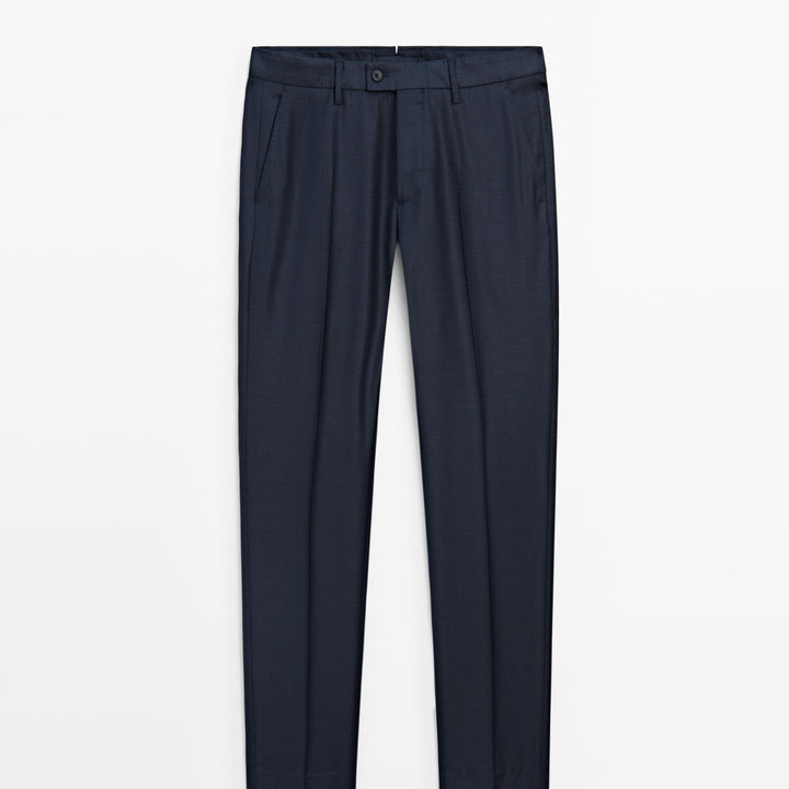 Moudda Massimo Dutti - Pantalon costume carreaux bleus - Tunisie 1