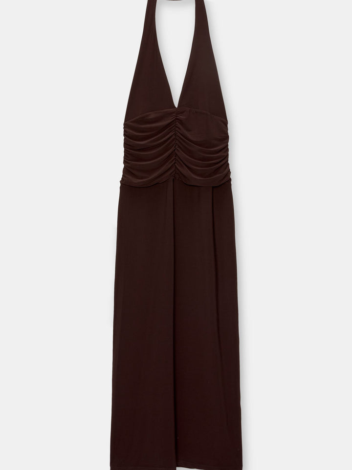 Moudda PULL & BEAR - Robe Longue Halter Ouverture Encolure - Tunisie 1