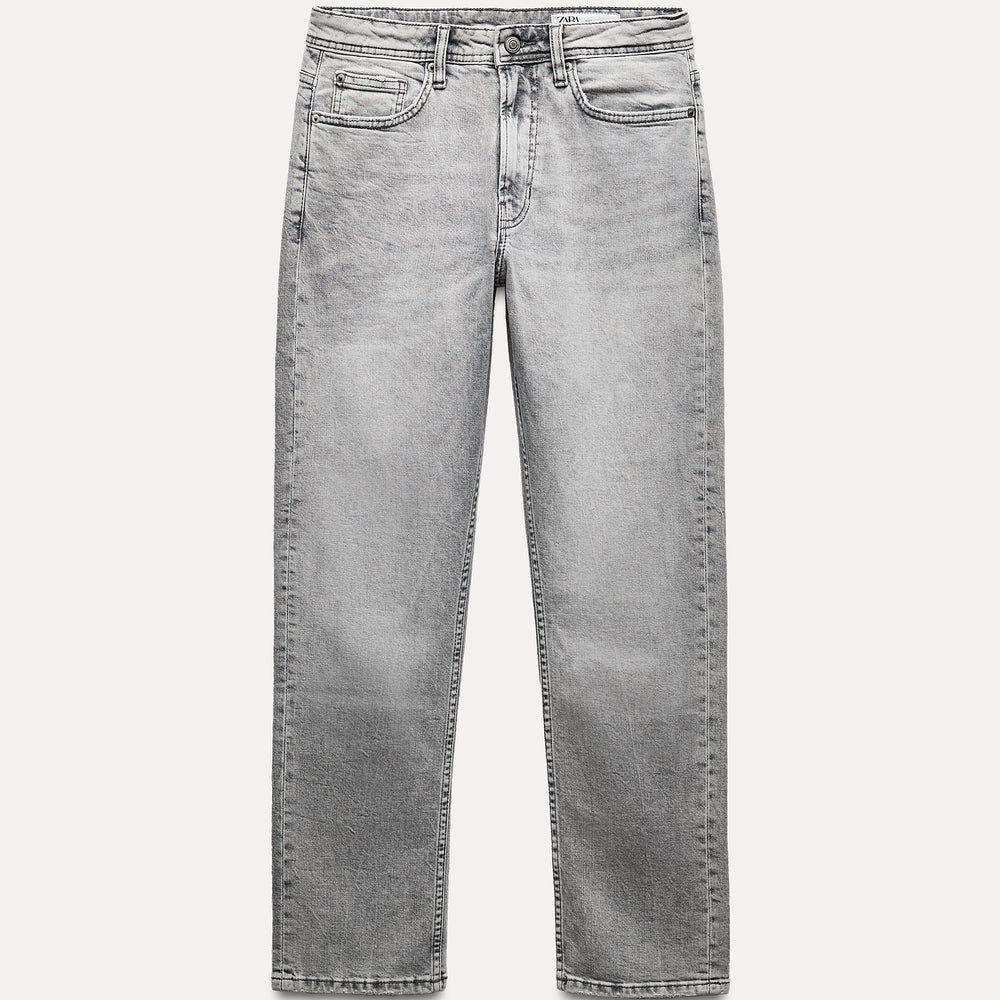 Moudda ZARA - Jean relaxed slim gris - Tunisie 2
