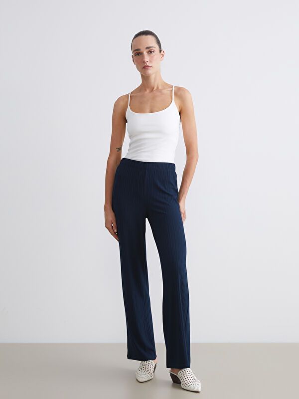 Moudda LC Waikiki - Pantalon jersey Femme Marine - Tunisie 1