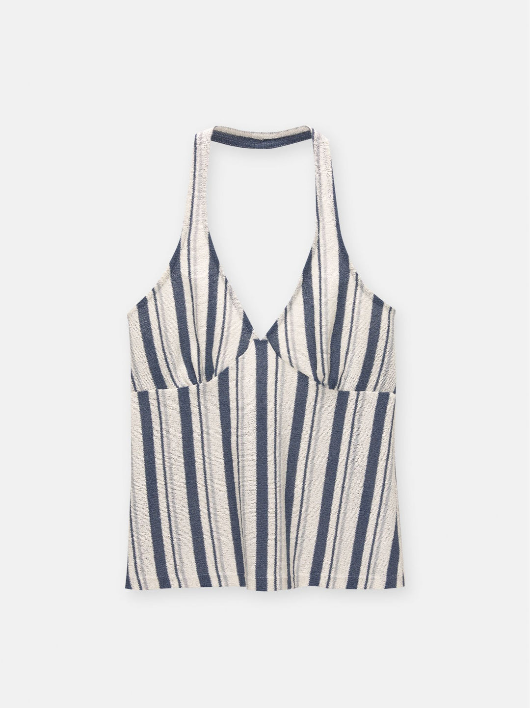 Moudda PULL & BEAR - Body Top Halter Bretelles Dos Rayure Rustique - Tunisie 2