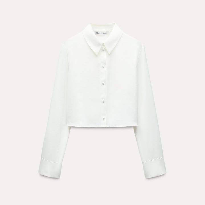 Moudda ZARA - Chemise Satinée Courte - Tunisie 1