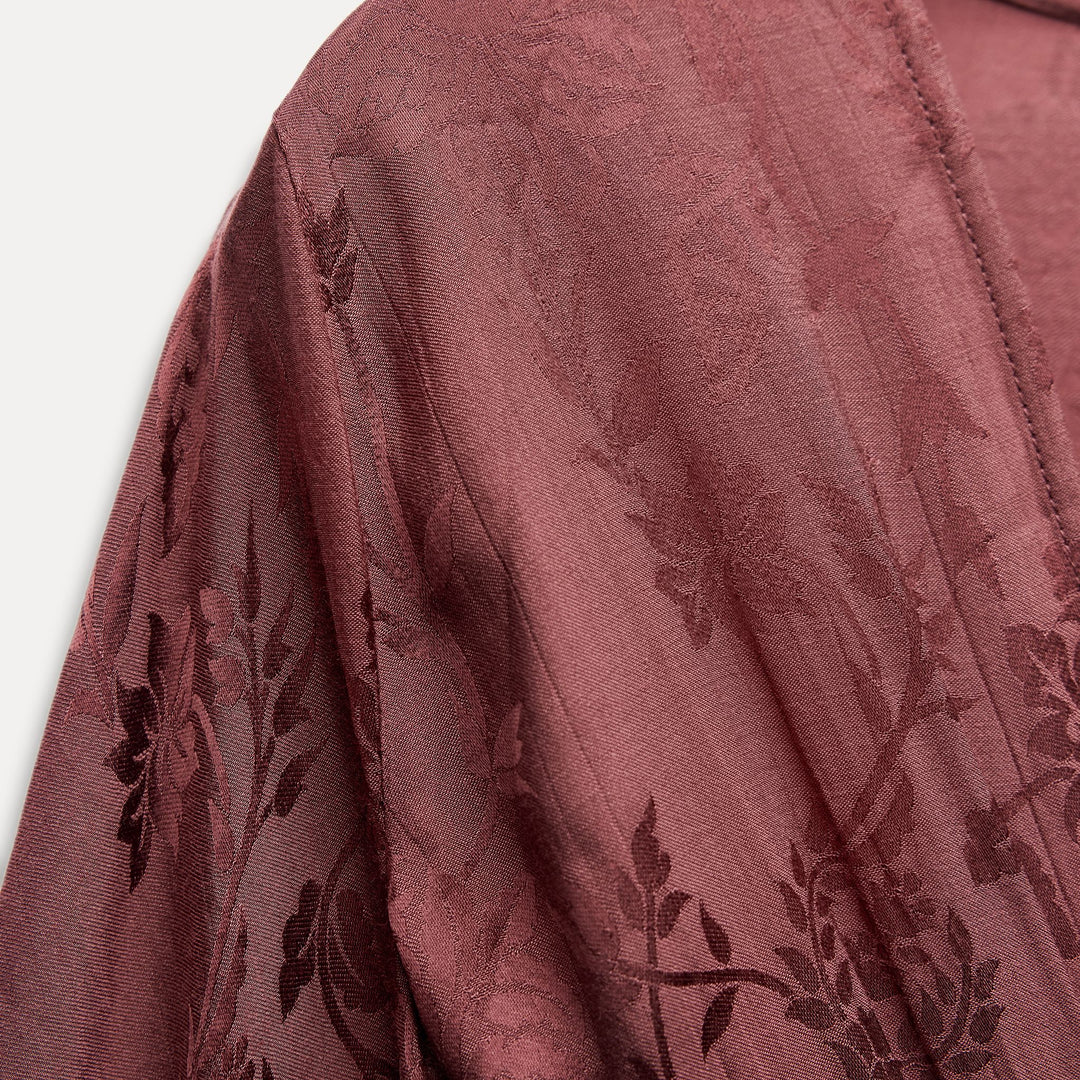 Moudda ZARA - Robe jacquard manches longues encolure en V - Tunisie 3