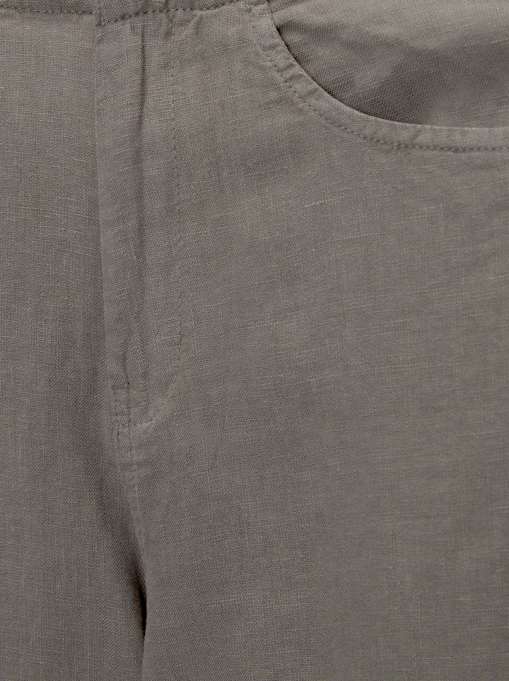Moudda PULL & BEAR - Pantalon Cinq Poches Détail Désfilé Lin - Tunisie 2