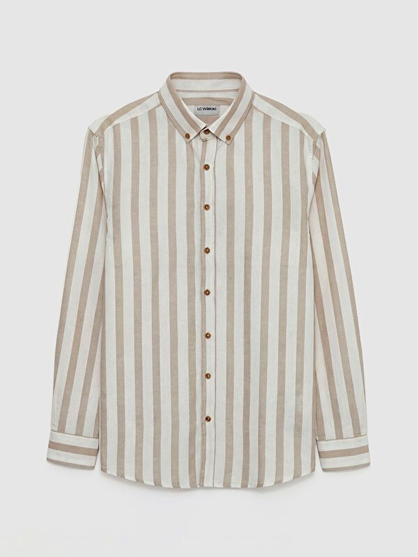 Moudda LC Waikiki - Chemise rayée manches longues en tissu - Tunisie 6