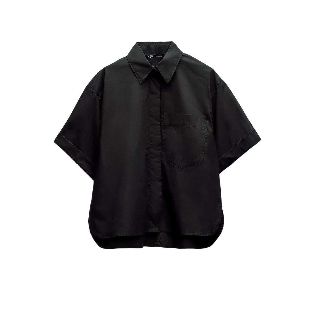 Moudda ZARA - Chemise popeline manches courtes poche - Tunisie 3