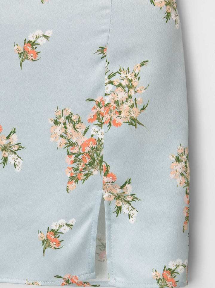 Moudda PULL & BEAR - Mini Jupe Satinée Fleur En Ligne - Tunisie 3
