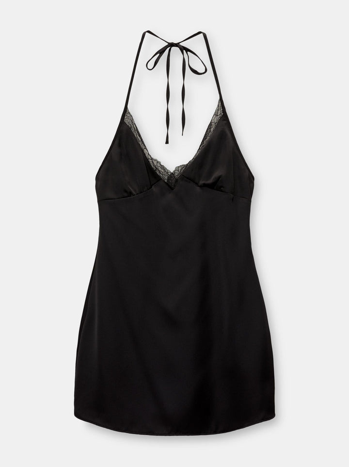 Moudda PULL & BEAR - Robe Mini Satin Dentelle - Tunisie 3