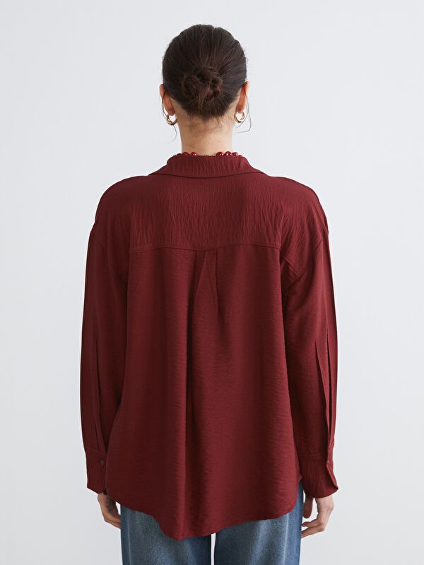 Moudda LC Waikiki - Chemise manches longues en tissu maternité pour Femme - Tunisie 4