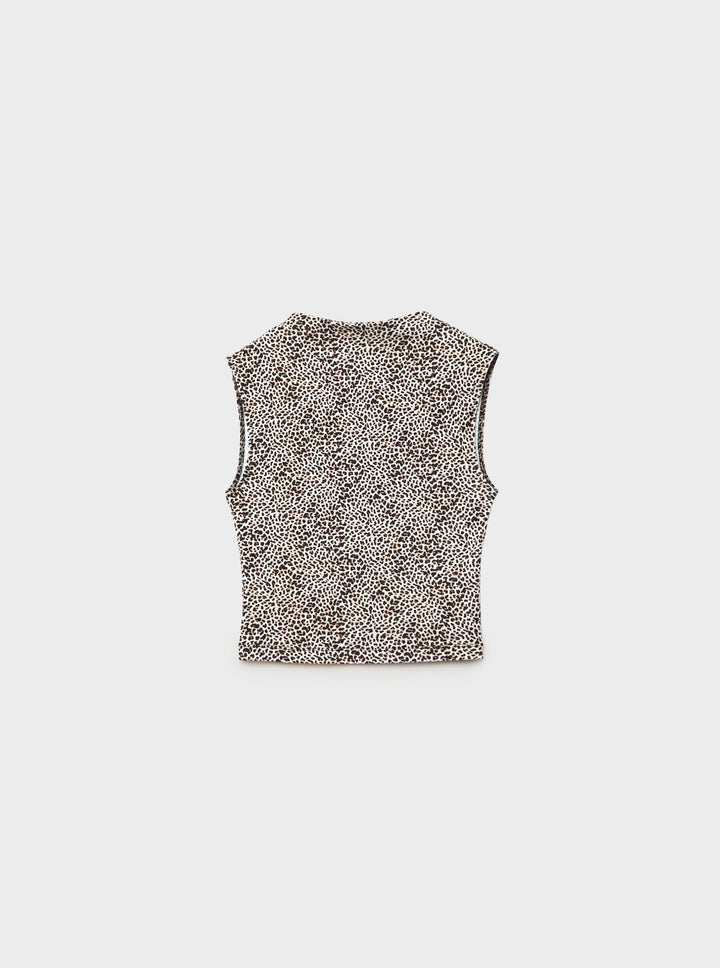 Moudda STRADIVARIUS - T-Shirt Regular Mini Encolure S/M Imprimé Allover - Tunisie 3
