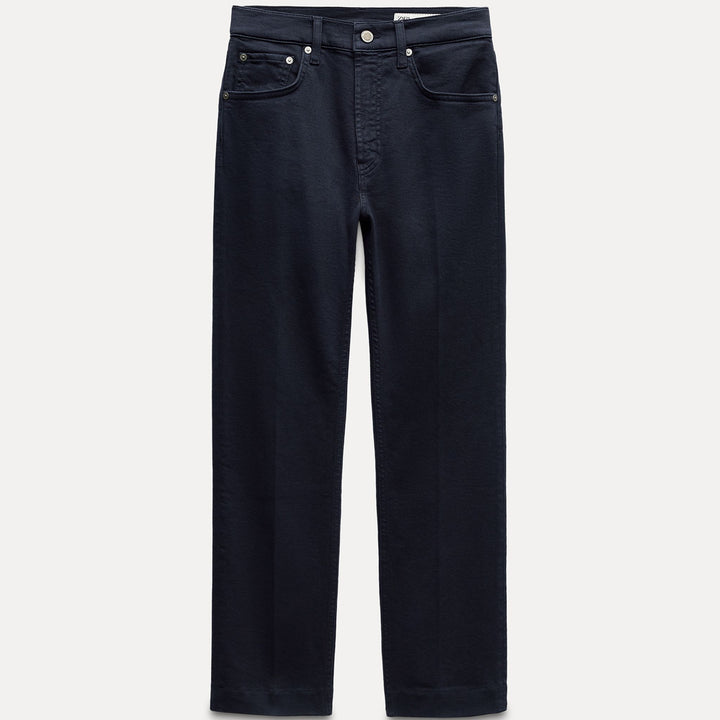 Moudda ZARA - Jean bootcut court bleu marine - Tunisie 1