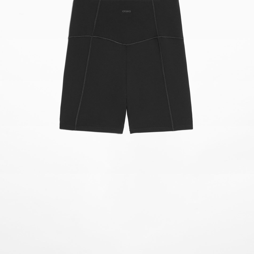 Moudda Oysho - Legging Comfortlux Hotpants Surpiqué Taille Haute 10 cm - Tunisie 3