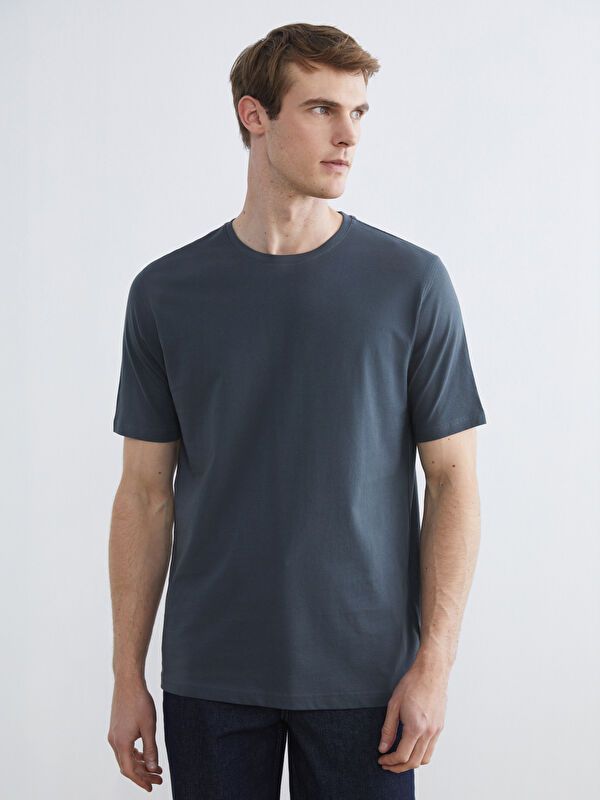 Moudda LC Waikiki - T-shirt basique col rond manches courtes en jersey pour Homme - Tunisie 1